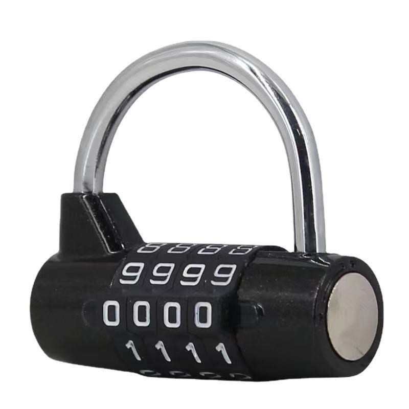 山地自行车密码锁电动摩托车车筐锁多功能防盗锁门窗锁碟刹头盔锁