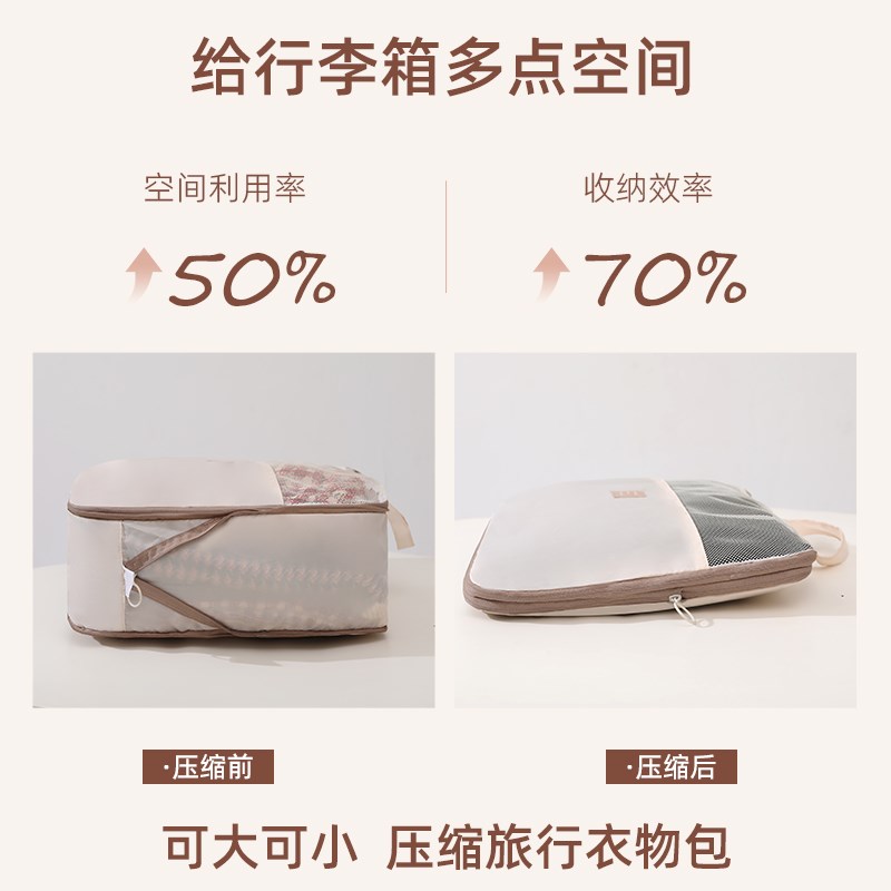 衣物收纳袋旅行行李箱贴身衣物分装内衣内裤收纳包旅游出差整理包