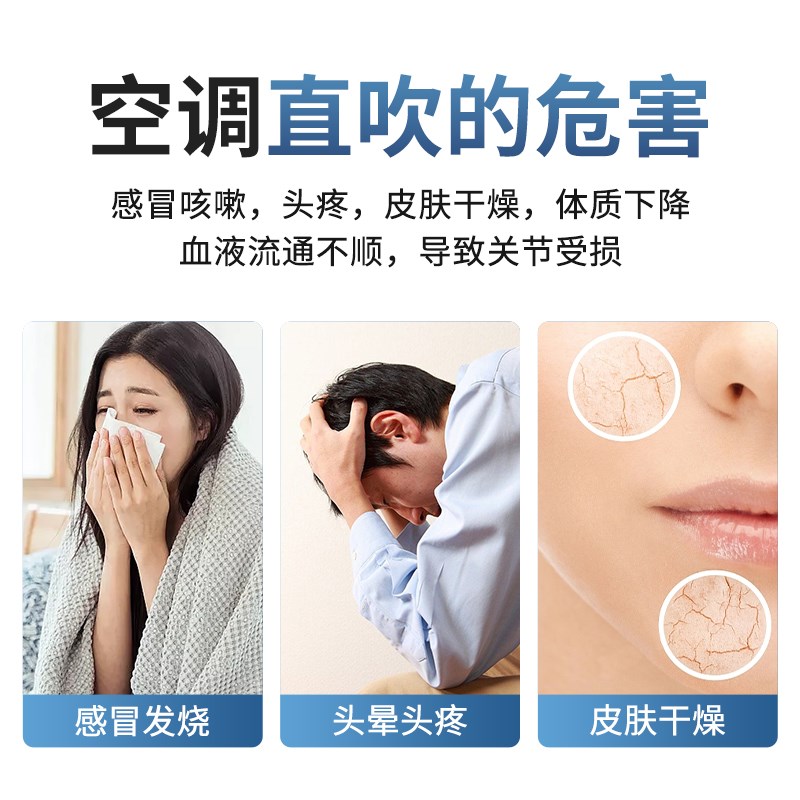 中央空调挡风板遮风板风管机冷气出风口挡板防直吹导风防风罩通用