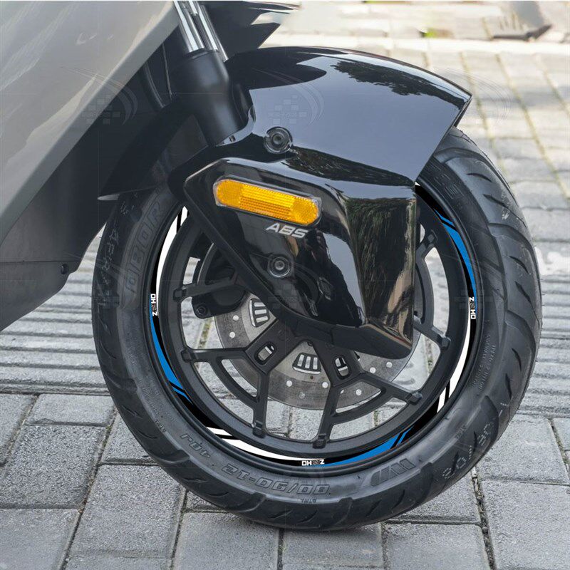 适用极核AE4 PRO/SE/MAX反光轮毂贴纸电动车改装轮圈装饰防水贴花