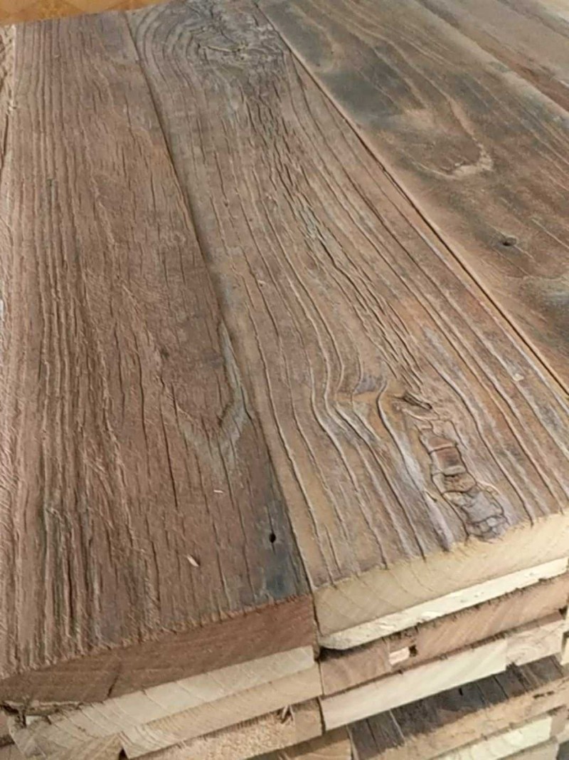 老榆木老门板旧门风化板复古楼梯板墙H板地板书架吧台茶桌民宿装