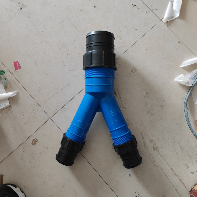 人字形三通接头农用水带Y形三通变E径羊角三通滴灌喷灌纯原料加厚