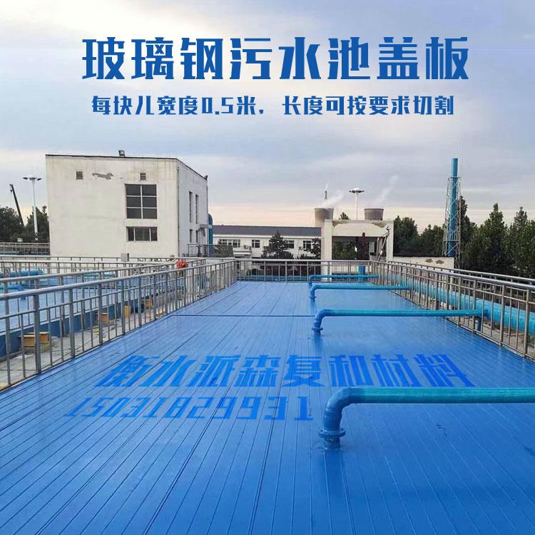 玻璃钢污水池平盖板鱼池过滤仓盖板集气罩防雨罩污水化工厂专用