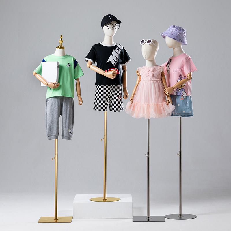 儿童模特道具男女小孩全身人偶童装模特架陈列架宝宝服装店展示架
