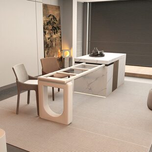 实木大板桌脚架岛台桌腿支架大理石办公书桌吧台支撑脚岩板茶桌支