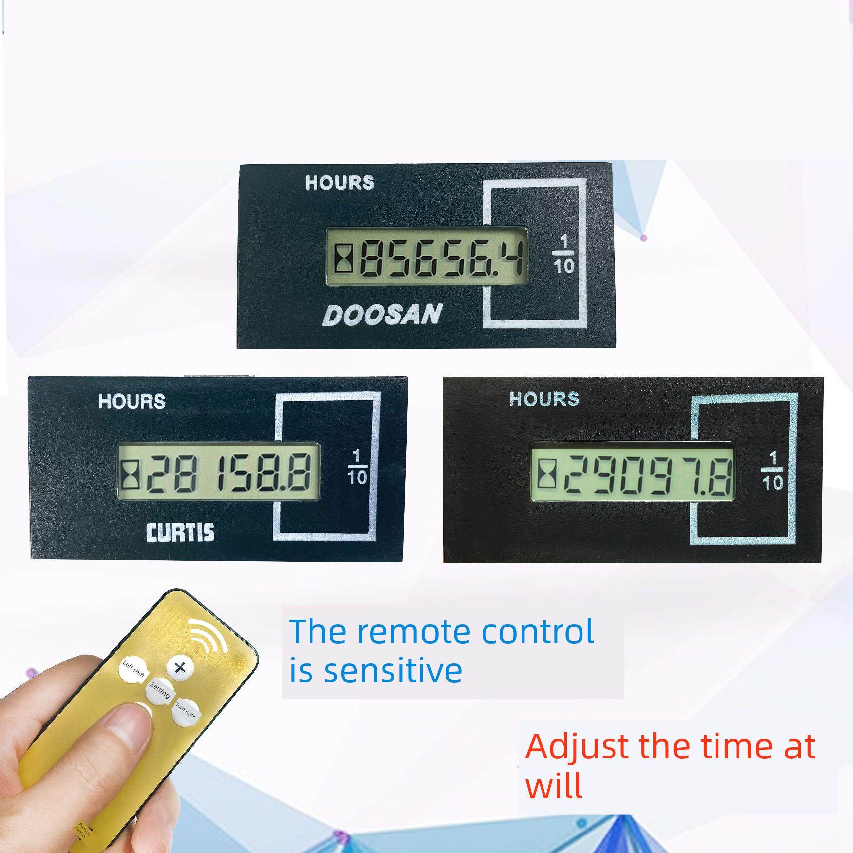 斗山大宇挖掘机遥控计时器DX55 60 215 225-7遥控时间表码表配件