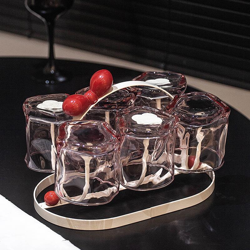 创意家用喝水杯马克杯咖啡杯收纳倒挂沥水杯架高颜值杯子置物架