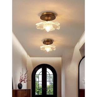 通道灯 覆古实木阳台走廊灯 轻豪华花 入口灯 法国中世纪风格