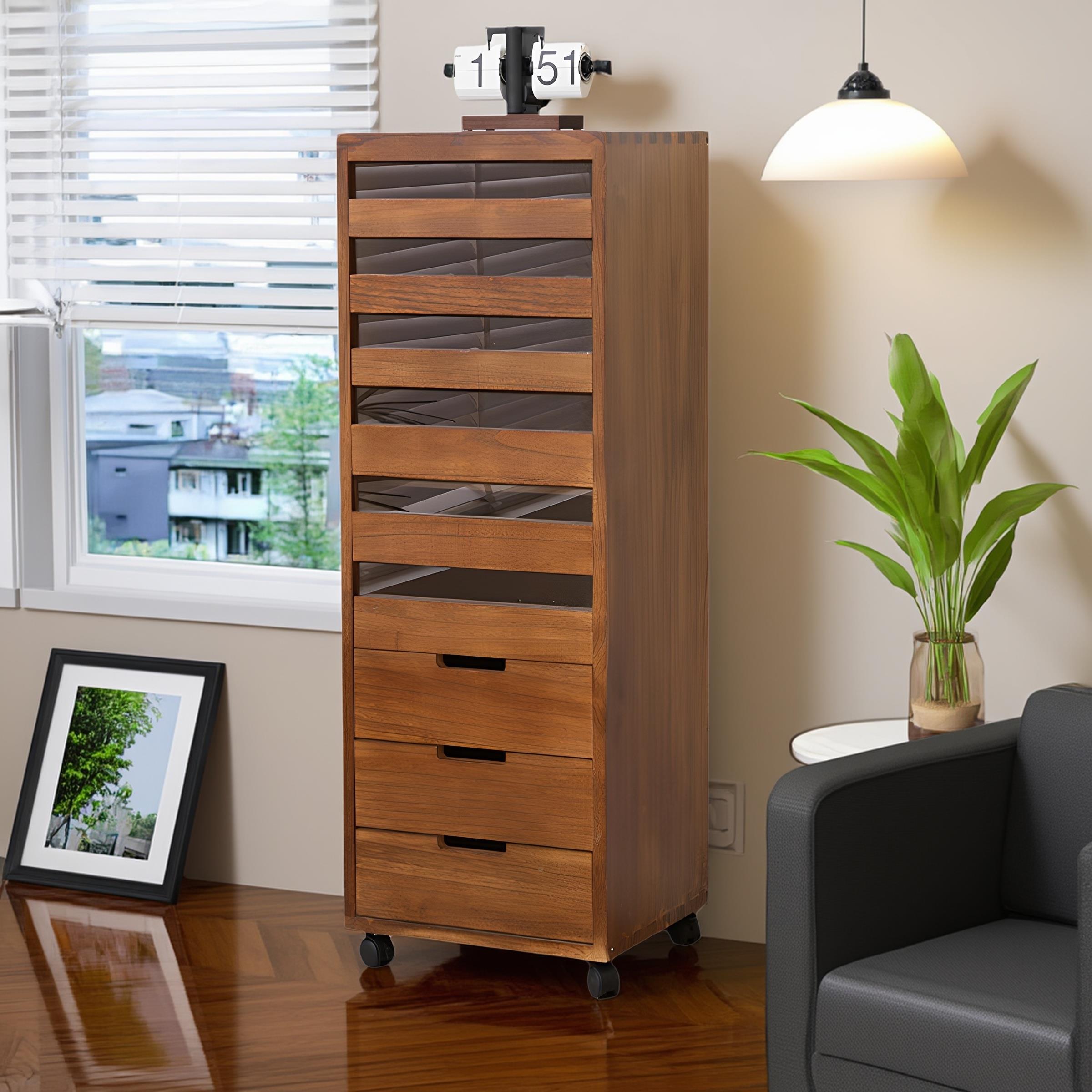 实木多层牙科柜茶具文玩收纳柜客厅边柜落地茶水茶杯置物柜首饰柜