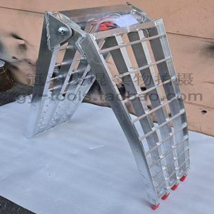 加强型机车推车装车坡道板折叠爬梯台阶上车跳板斜坡板梯爬梯