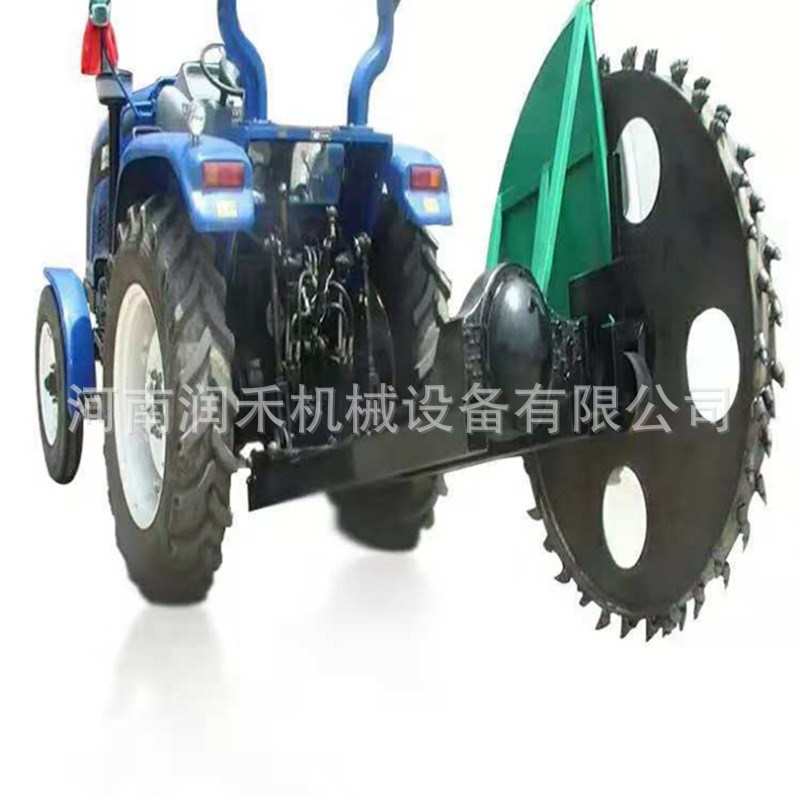 农用多功能圆盘h式果园开沟机链条式水泥沥青路开沟机小型开槽机