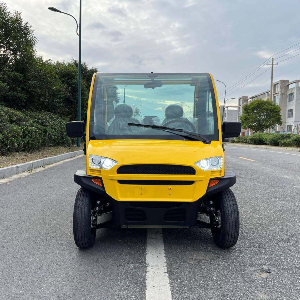 爱派生产两座代步车四轮两座电动车电动观光车景区自驾车工厂
