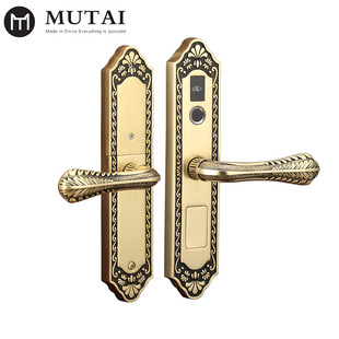 大门智能指纹锁慕泰智能电子铜锁房门智能密码 锁全铜机械锁智能锁