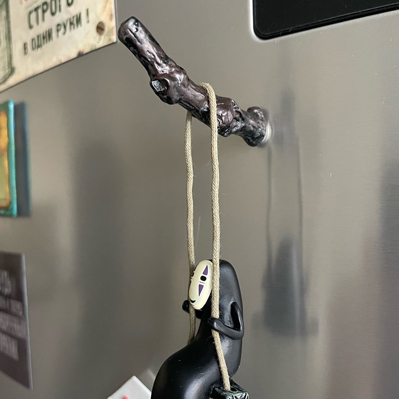 可爱无脸男冰箱贴车载挂件挂件摆件冰箱装饰玩具照片墙磁铁装饰