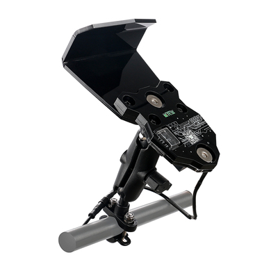 磁充宝电瓶车72v外卖神器导航加热手机防水磁铁磁吸无线充支架