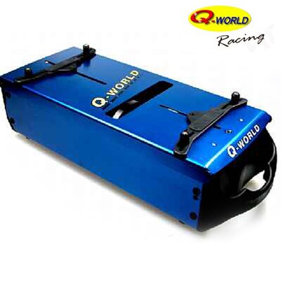 Q-WORLD 10244 1/8 铝合金双775 马达启动台适合 BUGGY TRUGGY
