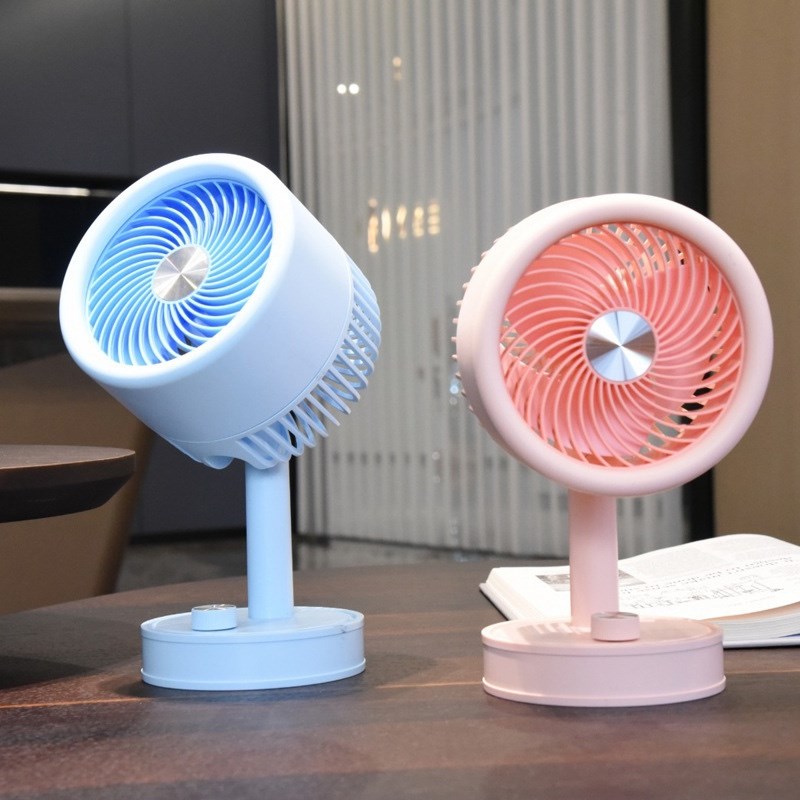 新款无极调速带USB充电式夏季学生桌面台式小风扇家用宿舍办公室