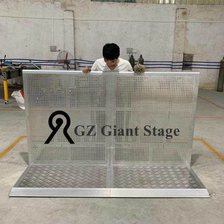 厂家供应舞台演唱会安全隐患防爆护栏铝合金折叠防暴栏