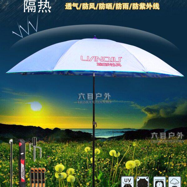 连球钓鱼伞二节单转双转SQ-6钓鱼伞