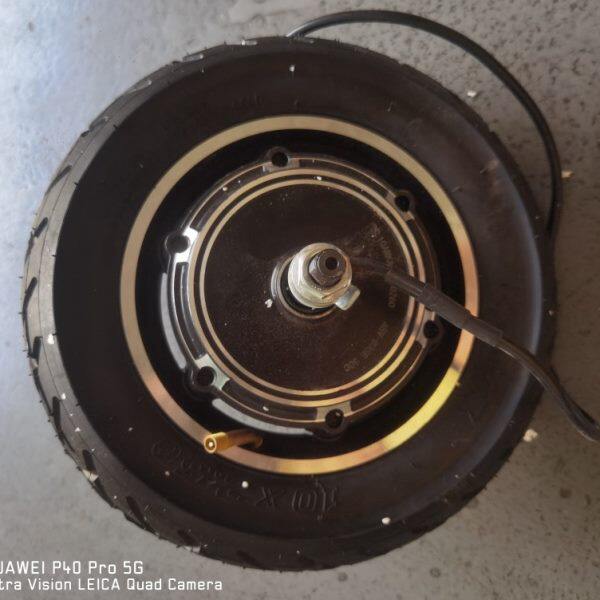 10寸电动滑板无刷轮毂鼓刹电机含轮胎迷你电动车电机350w500w