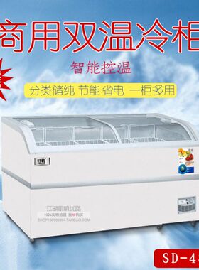 节能型好鸭SD-480Q型号雪糕柜柜 家用小型冷藏冷冻柜卧式迷你冷柜