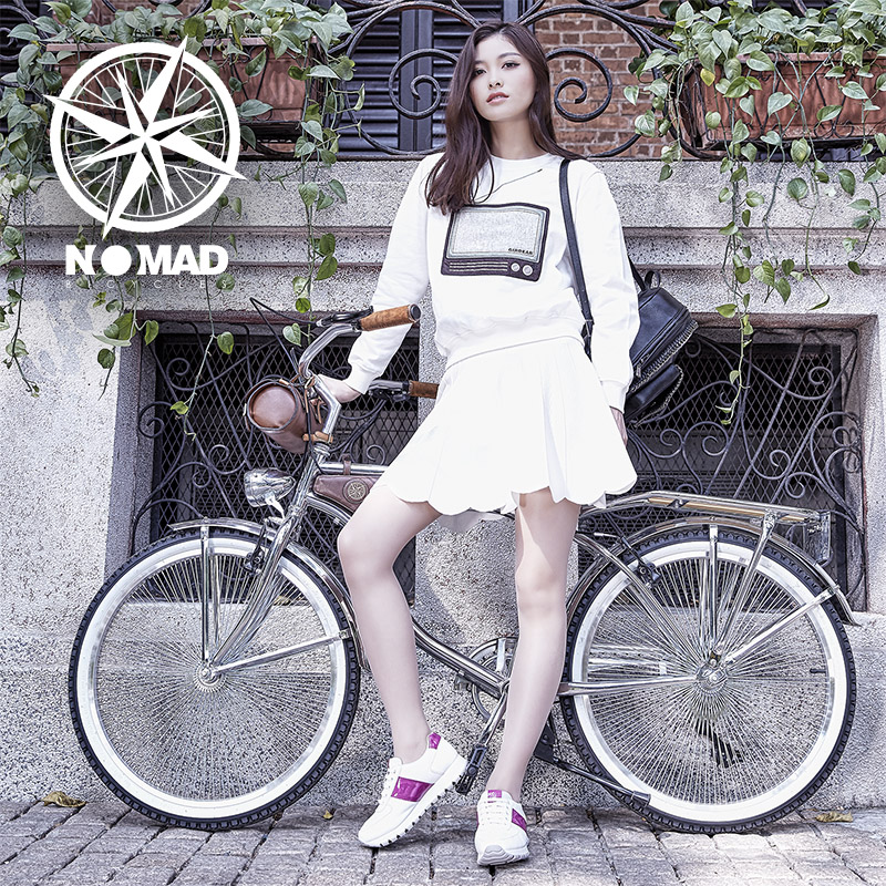 NOMAD复古自行车男女通用城市单车健身通勤进口变速