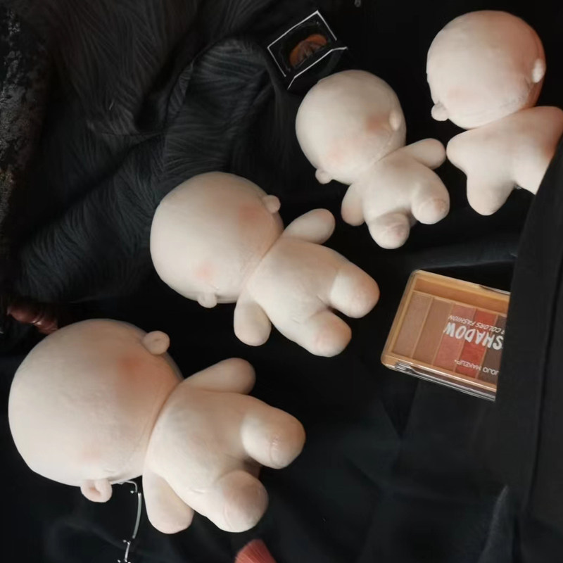 现货可爱无属性明星棉花娃娃素体正常长腿胖胖瑞体10cm20Xcm30cm