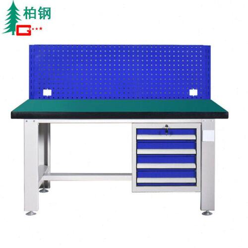 柏钢重型钳工工作台防静电维修桌工厂车间流水线工作台多功能实验