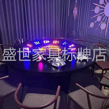 定制狼人杀桌子12-15人工业风餐厅机械怀旧复古纯手工剧本杀桌