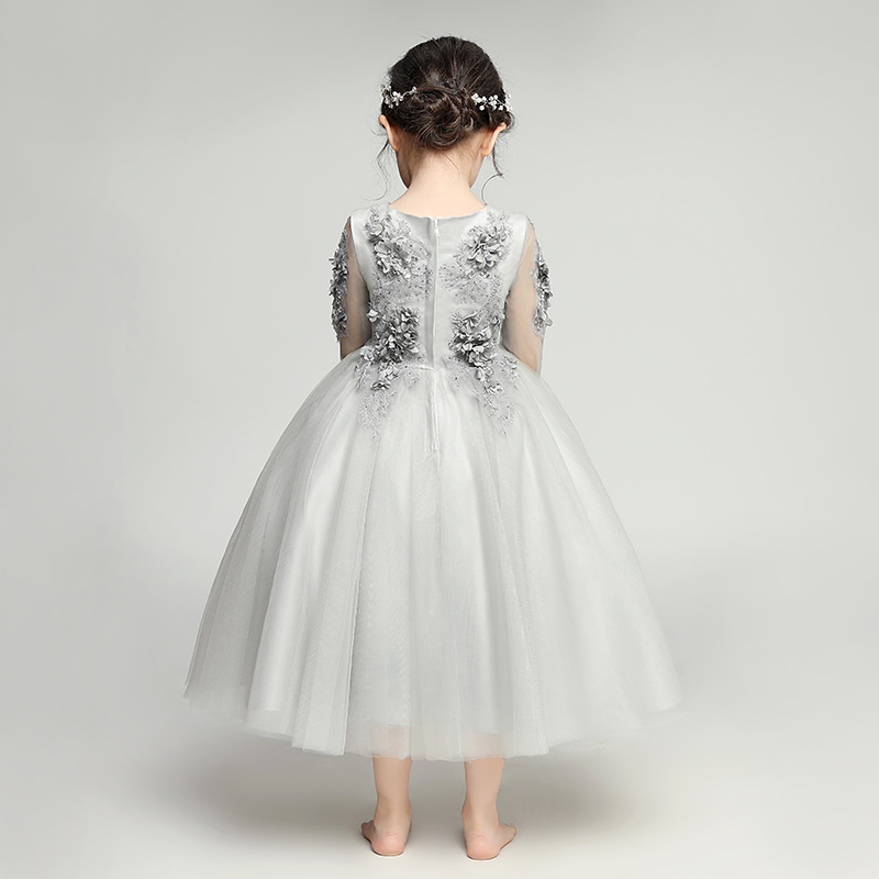 儿童晚礼服小花童公主裙蓬蓬纱2020新款洋气气Q质高端女童演出服