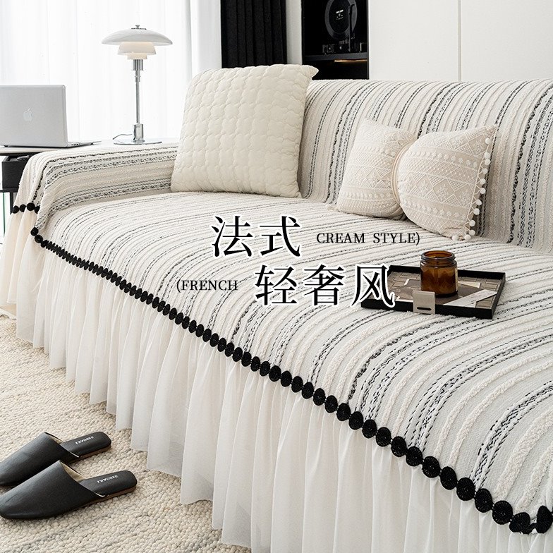 新款寻暮四季简约时尚沙发盖巾一片式沙发巾防滑直排全包沙发垫布