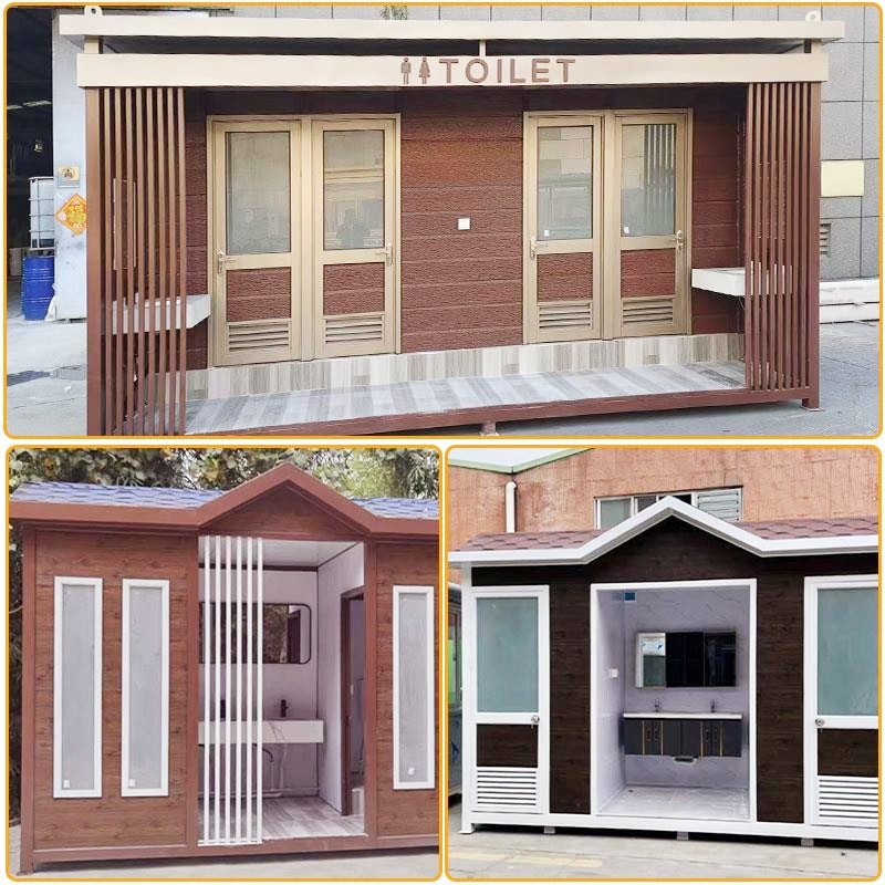 黑龙江金属雕花板移动厕所户外环保景区高端公R共卫生间工地淋浴