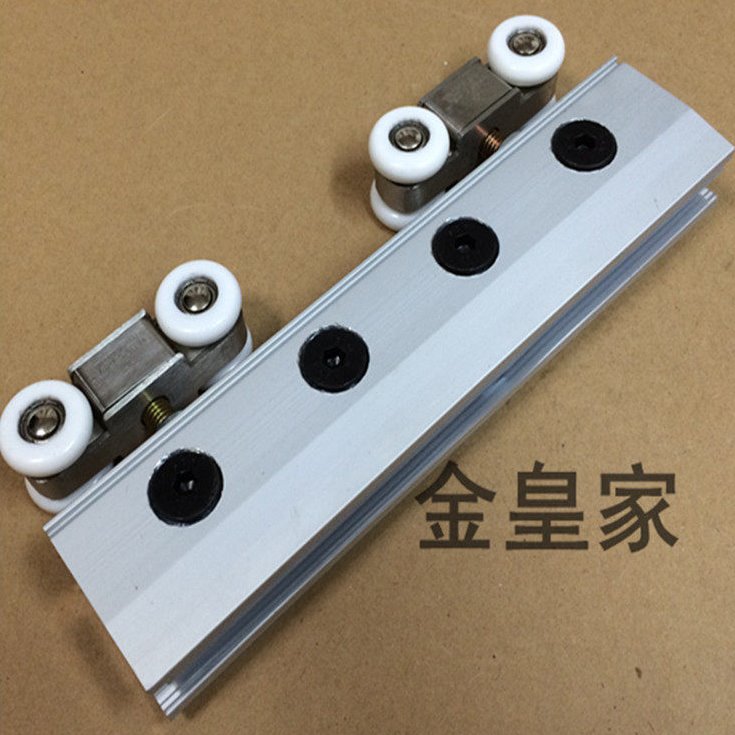 免打孔玻璃门吊轮 玻璃移门吊轮 玻璃滑动门吊轮 玻璃吊夹吊滑轮