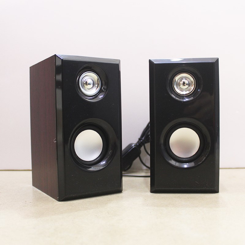 桌面环绕立体声小音箱台式电脑多媒体音响线控喇叭低音炮迷你对箱