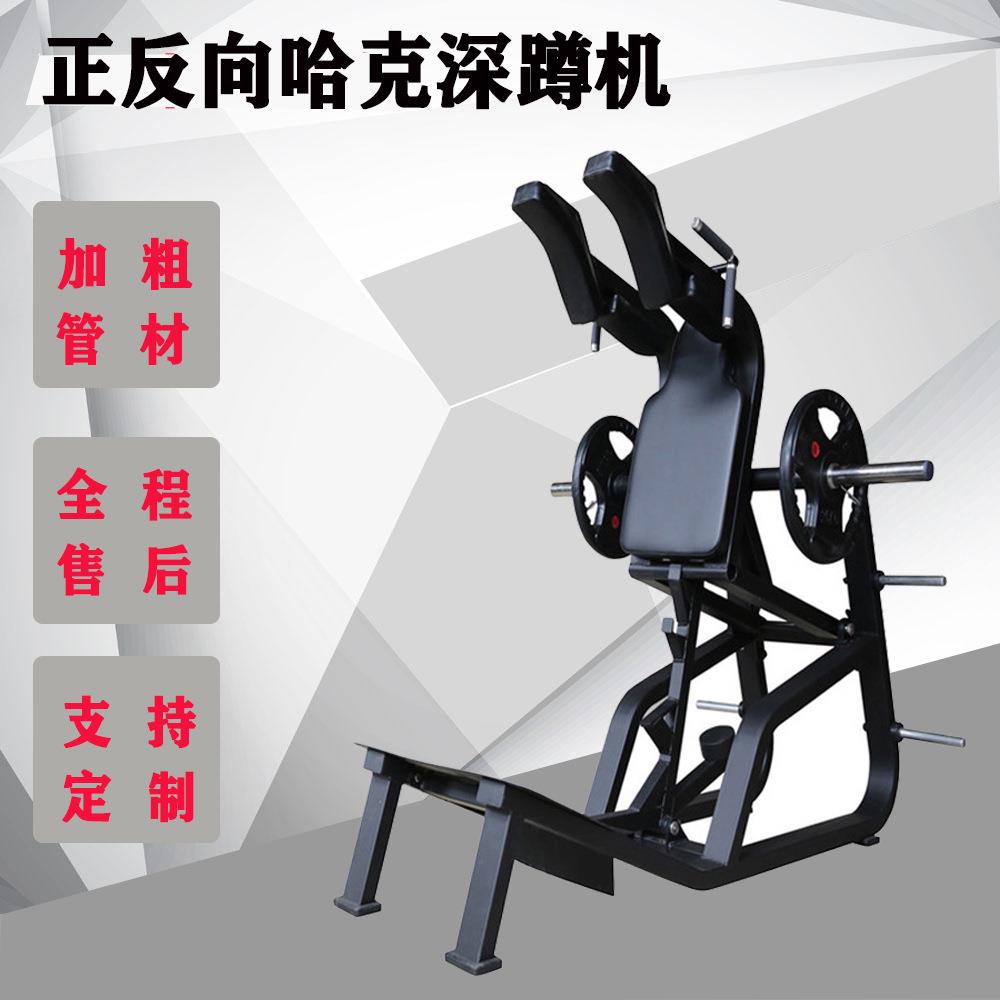 厂家正反斜蹲机腿部臀部训练器挂片式双功能深蹲哈克机器械