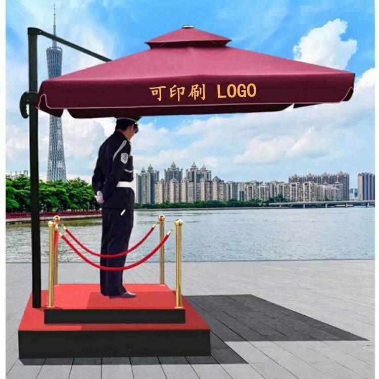 保安站岗台小区物业门卫站亭双层礼仪台形象礼宾站台