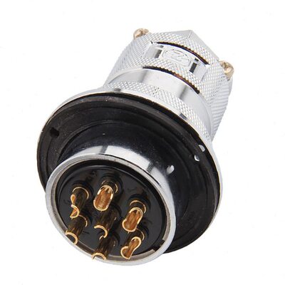 重强连接器GX40-7P 7芯 航空插头 40M-7E 40M-7A