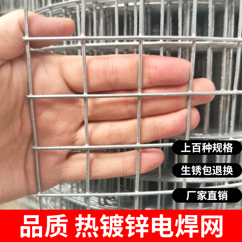 镀锌铁丝网围栏户外护栏铁网家用养殖围网养鸡钢丝网格小孔防护网