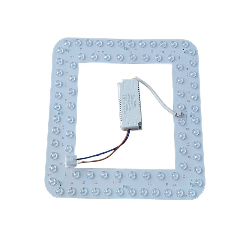 led灯芯替换磁吸方形透镜光源客厅改造灯板节能灯泡灯三色吸顶灯