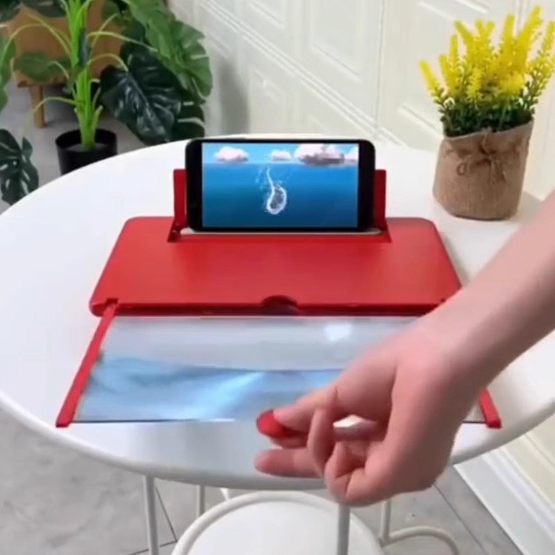 手机萤幕放大镜投影支架3D高清放大器超薄扩屏高清护眼投影显示屏