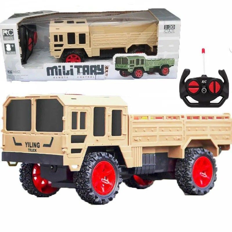 四通遥控越野车赛车吉普遥控皮卡车儿童六通合金挖掘机玩具跨境