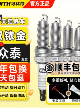 可林特众泰大迈X5 X7 Z700 T600 T700 Z560 SR7 SR9双铱金火花塞