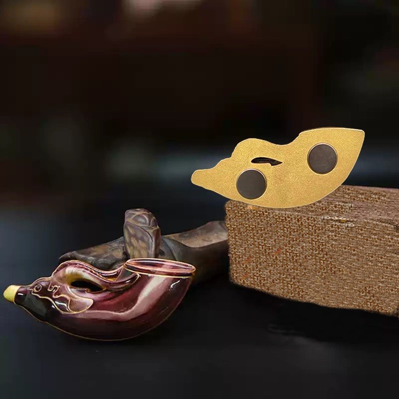 西安文创纪念品陕西博物何家村窖藏镶金兽首玛瑙杯冰箱贴伴手礼