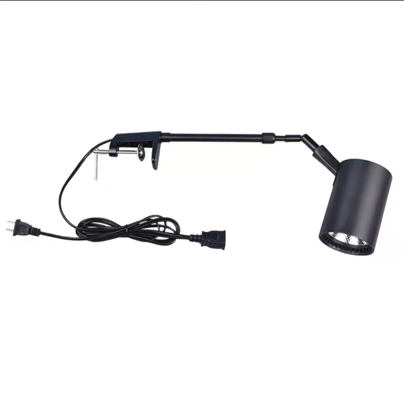 夹子射灯明装led长臂射灯展会展览长杆桁架广告画展婚庆射灯