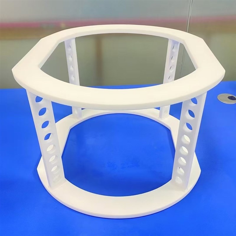 聚四氟乙烯加工铁氟龙PTFE棒特氟龙套管筒四氟垫片耐高温来图定制