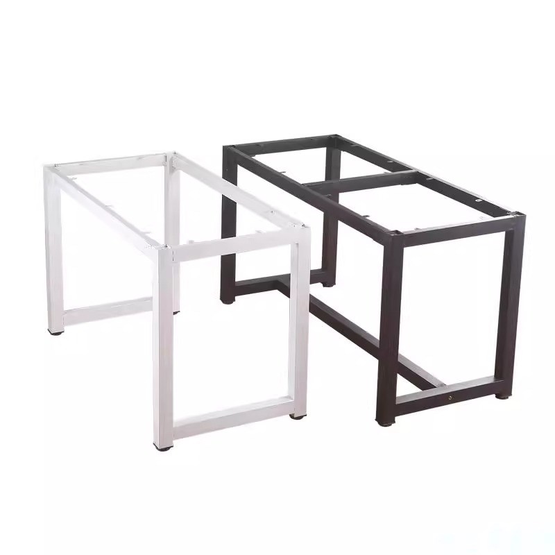 铁艺餐桌腿架子工作台书桌电脑桌脚支架金属支架茶几吧台桌架定制