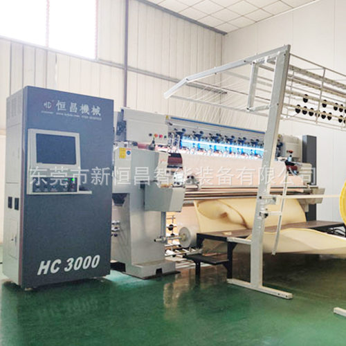 HC3000全新绗缝机_ 电脑绣花设备 _床垫、棉被、无梭多针绗缝机