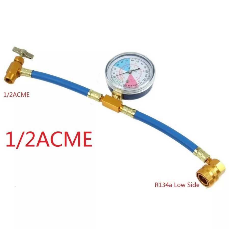 R134A recharge hose欧美汽车空调制冷剂加注管加氟管检测补充管图片