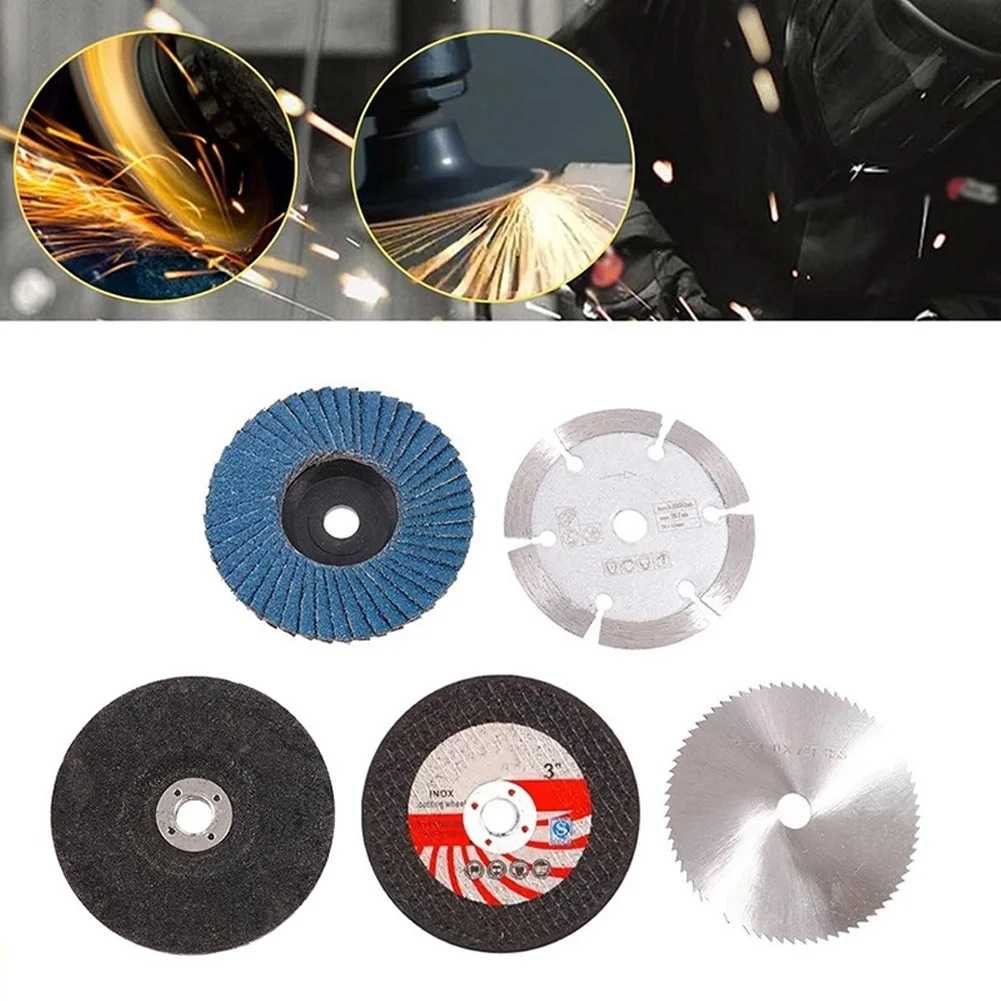 迷你3寸角磨机锯片切割片75mm锯片瓷砖木材金属砂轮磨片10mm内孔图片