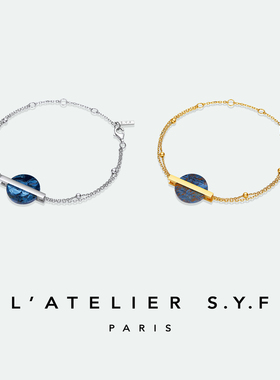 L’ATELIER S.Y.F彼得石手链女款手镯轻奢小众精致天然石原创礼物